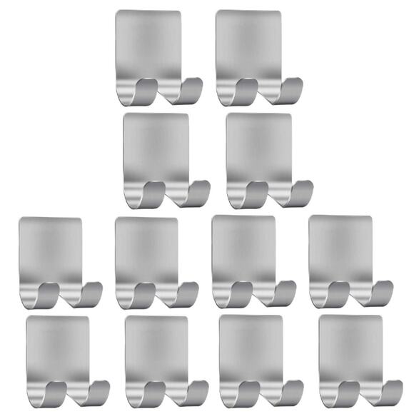 Luckyiren Other - Deluxe Razor Holder for Shower-Hook (3) (4 Pack) Adhesive Stainless Steel